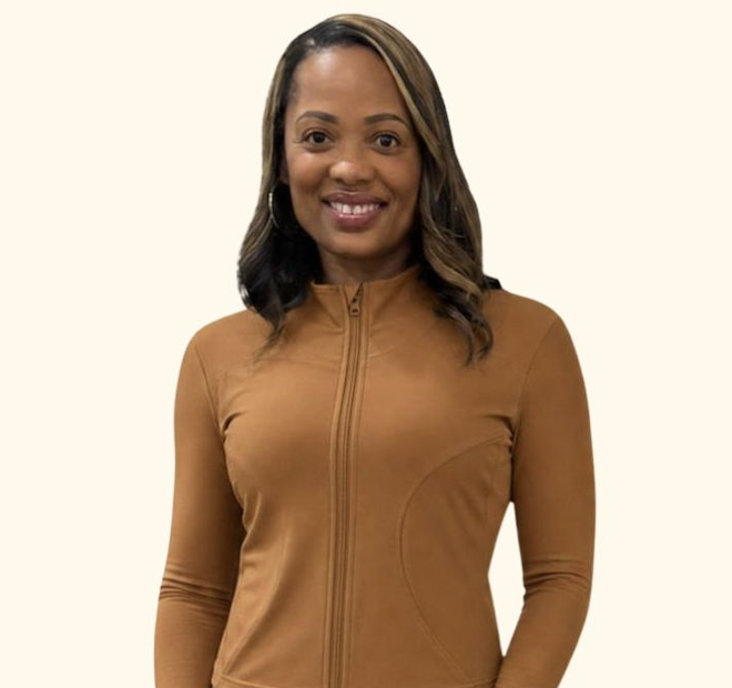Dr. Tosha Bell, Doctor of Kinesiology and creator of Strategy Over Stress